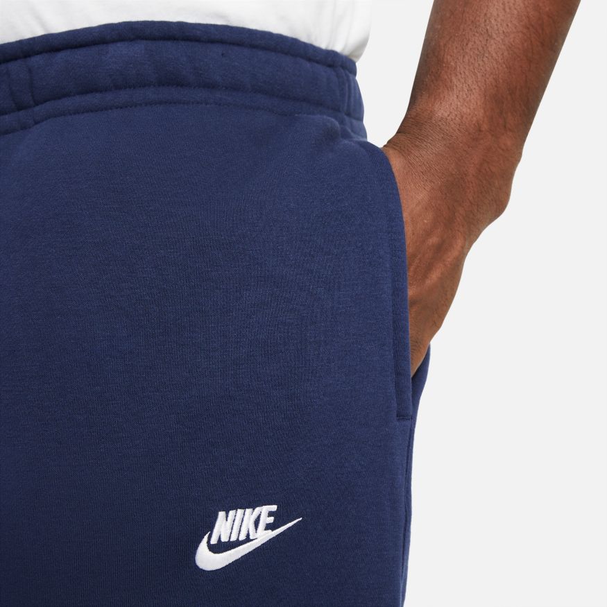 NA-I30 (M nike sports wear club jogger fleece bb midnight navy/white) 42193581 NIKE