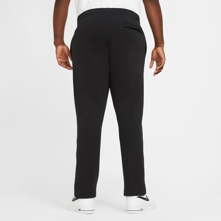 NA-F38 (Nike sportswear club open hem pants black/white) 72294092 NIKE