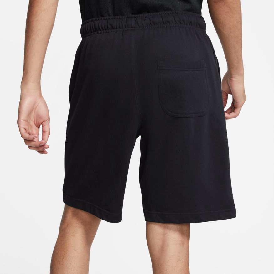 NA-Q20 (Mens nike sportswear club jersey shorts black/white) 22292558 NIKE