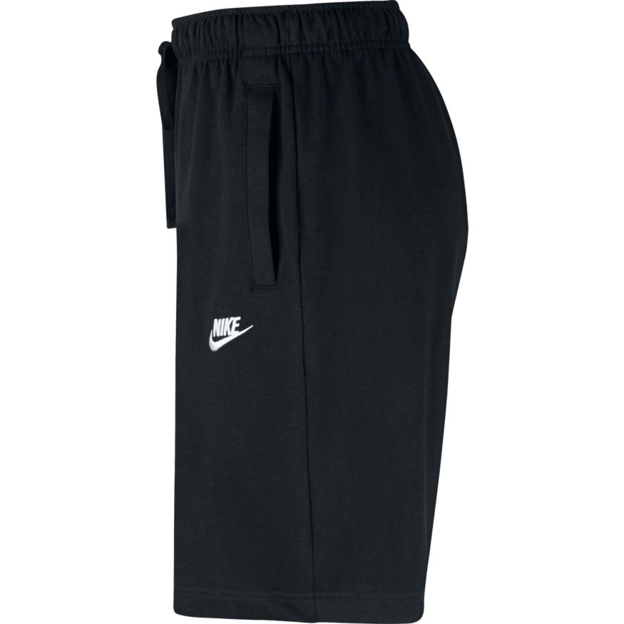 NA-Q20 (Mens nike sportswear club jersey shorts black/white) 22292558 NIKE