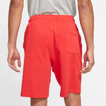 NA-U41 (Nike sportswear club jersey shorts university red/white) 22392558 NIKE
