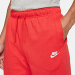 NA-U41 (Nike sportswear club jersey shorts university red/white) 22392558 NIKE