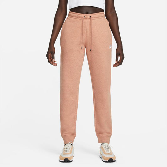 NA-S37 (Womes nike sportswear essential fleece pant mineral clay/white) 52294348 NIKE