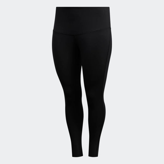 AA-B12 (Believe this solid 7/8 tights plus size black/white) 102194605 ADIDAS