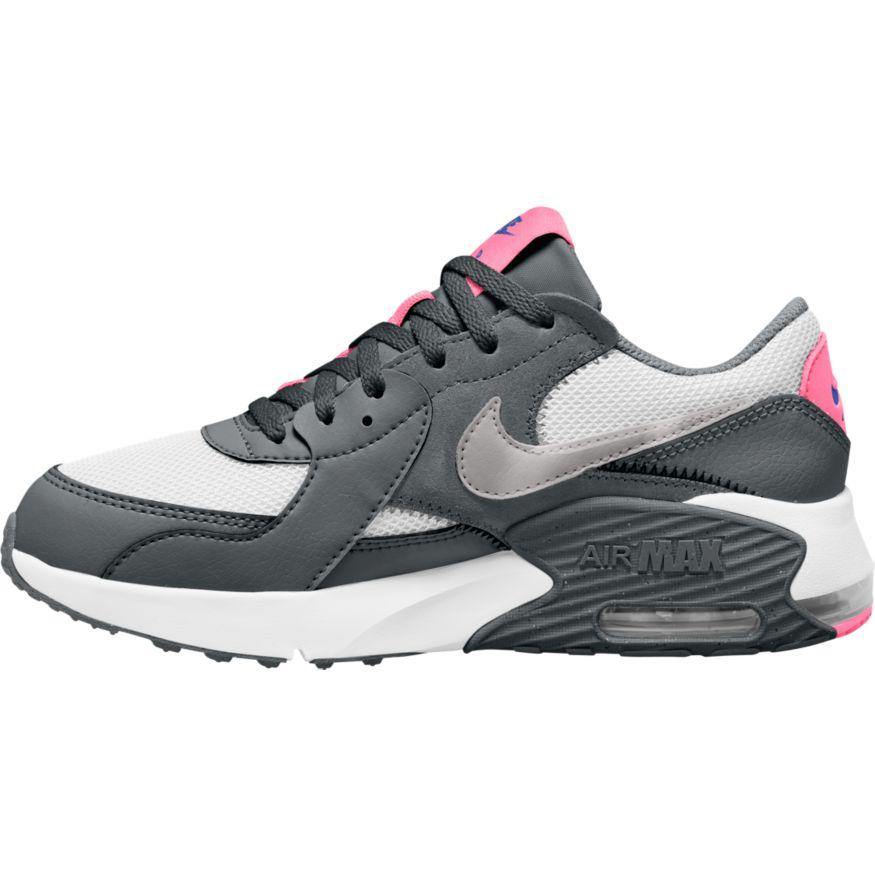 N-D119 (Nike air max excee gs smoke grey/metallic silver/white) 12196650 - Otahuhu Shoes