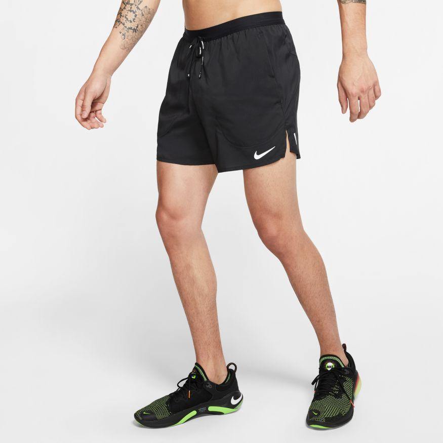 NA-D27 (M nk flex stride short 5in bf black/reflective silevr) 112093581 - Otahuhu Shoes