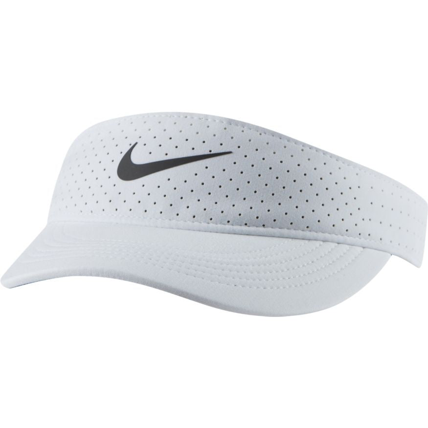 NA-W34 (Women nike aero drifit advantage visor white/black) 22291790 NIKE