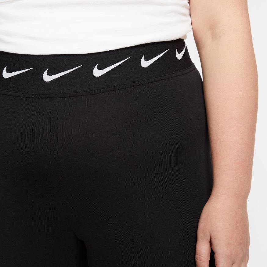 NA-T24 (W nsw legging club hr swoosh plus black) 92093325 - Otahuhu Shoes