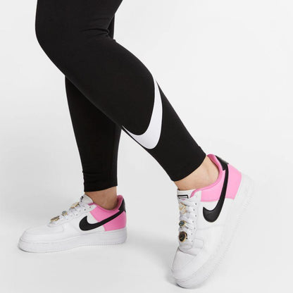 NA-T24 (W nsw legging club hr swoosh plus black) 92093325 - Otahuhu Shoes