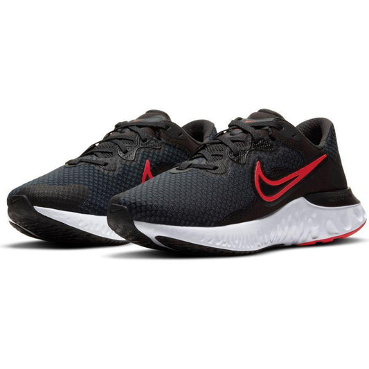 N-F122 (Nike renew run 2 black/university red/smoke grey/white) 62198184 - Otahuhu Shoes