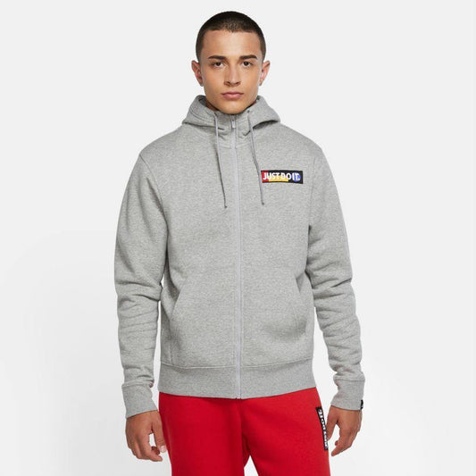 NA-A26 (M nsw jdi hoodie fz flc 365 dark grey/heather) 92094604 - Otahuhu Shoes