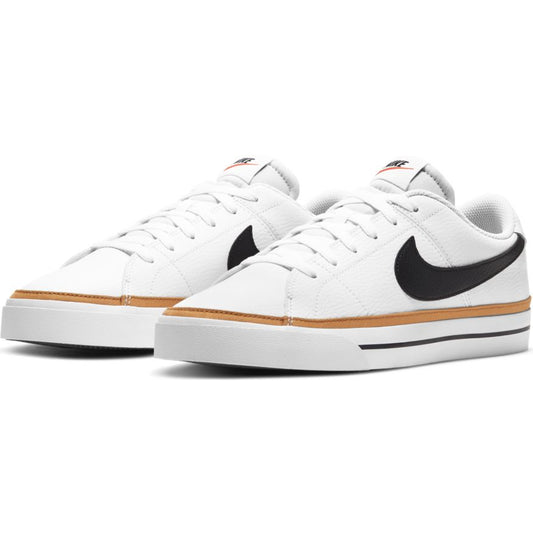 N-Q126 (Nike court legacy white/black/dessert ochre/gum light brown) 12296138 NIKE