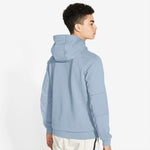 NA-C31 (M nike sports wear modoern hoodie fleece full-zip lt armory blue/light silver/white) 52195115 - Otahuhu Shoes