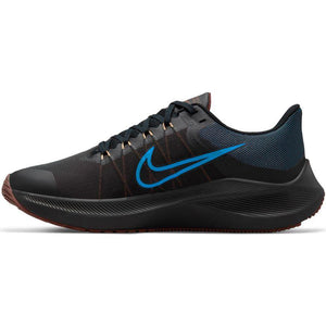 N-G123 (Nike zoom winflo 8 black/light photo blue/thunder blue) 72199207 - Otahuhu Shoes