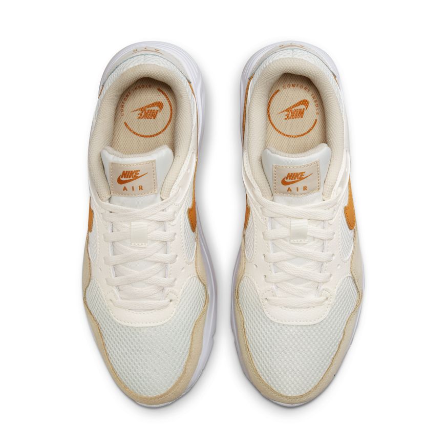 N-W130 (Womens nike air max sc phantom/gold suede/sanddrift/white) 92296650 NIKE