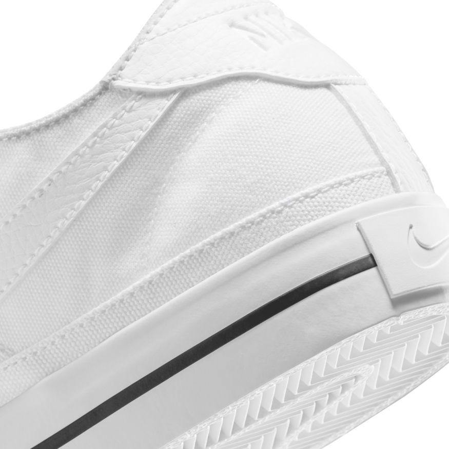 N-F120 (Nike court legacy canvas white/white) 32194604 - Otahuhu Shoes