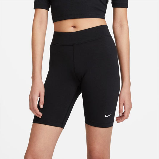 NA-Y33 (W nike sportswear essential biker short tights black/white) 122192813 NIKE