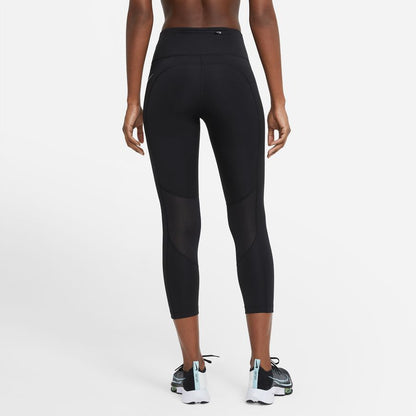 NA-L36 (W nike drifit fast crop tights black/reflective silver) 32293836 NIKE