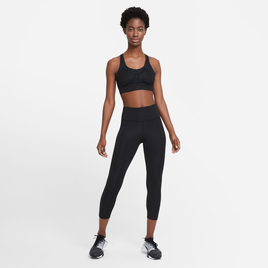 NA-L36 (W nike drifit fast crop tights black/reflective silver) 32293836 NIKE