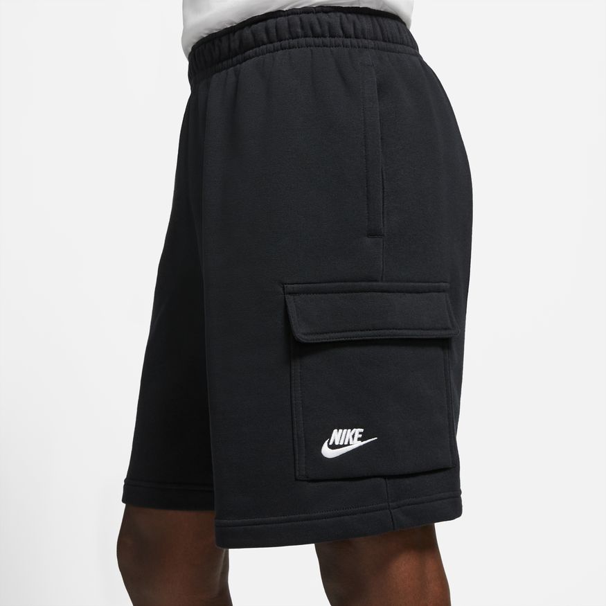 NA-V41 (Nike sportswear club cargo shorts black/white) 22394092 NIKE