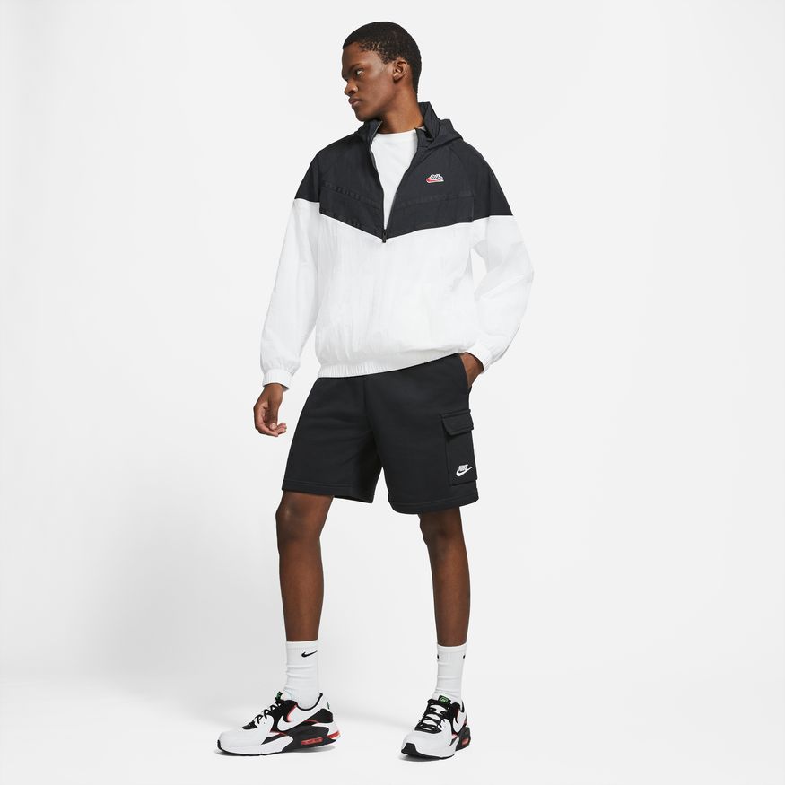 NA-V41 (Nike sportswear club cargo shorts black/white) 22394092 NIKE