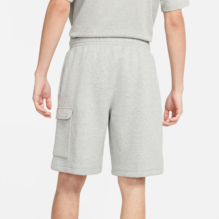 NA-W41 (Nike sportswear club cargo shorts dark heather grey/white) 22394092 NIKE