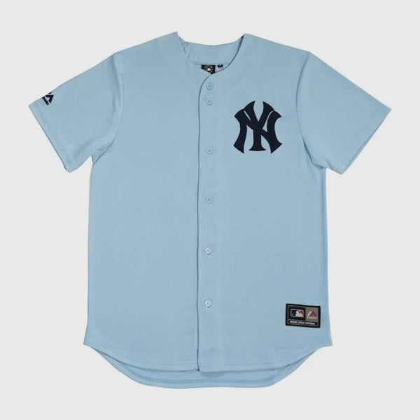 MJA-C9 (Majestic mlb vintage replica yankees glacial blue) 22395652 MAJESTIC