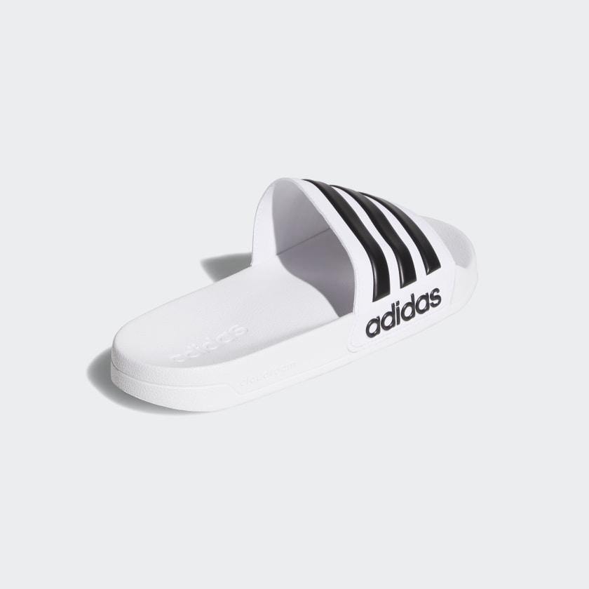 A-Z58 (Adilette shower ft white/core black) 22192560 - Otahuhu Shoes