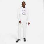 NA-U30 (Mnike sports wear just do it pullover fleece hoodie heather/white) 52194348 - Otahuhu Shoes