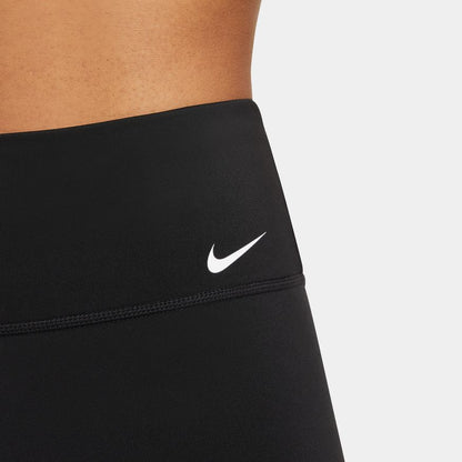 NA-P39 (Womens nike one drifit mid rise 7inch short tights black/white) 92292813 NIKE