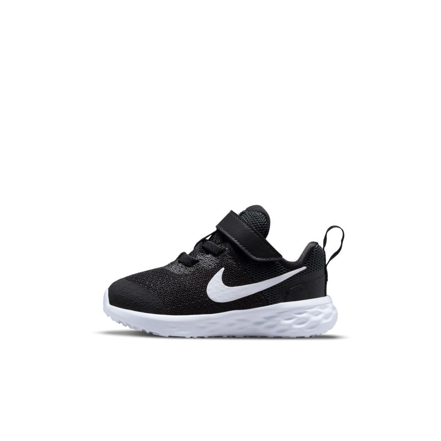 N-U129 (Nike revolution 6 nn black/white) 52293581 NIKE