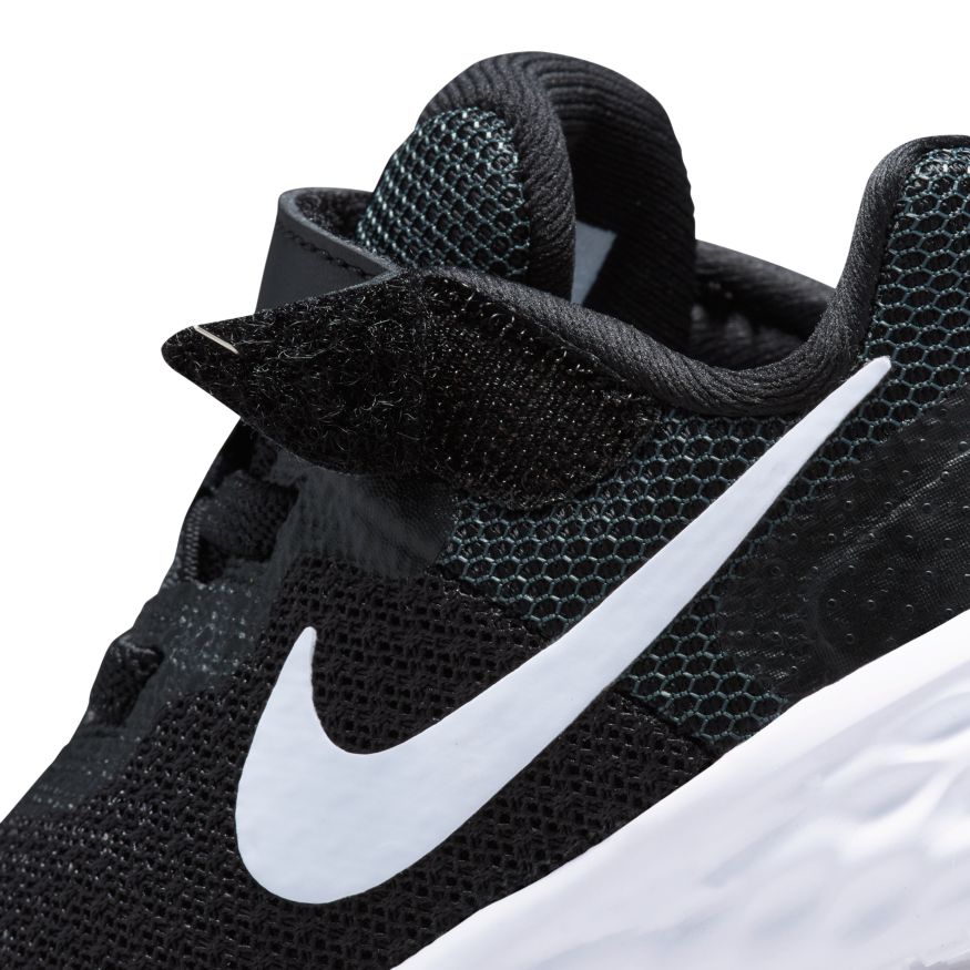 N-U129 (Nike revolution 6 nn black/white) 52293581 NIKE