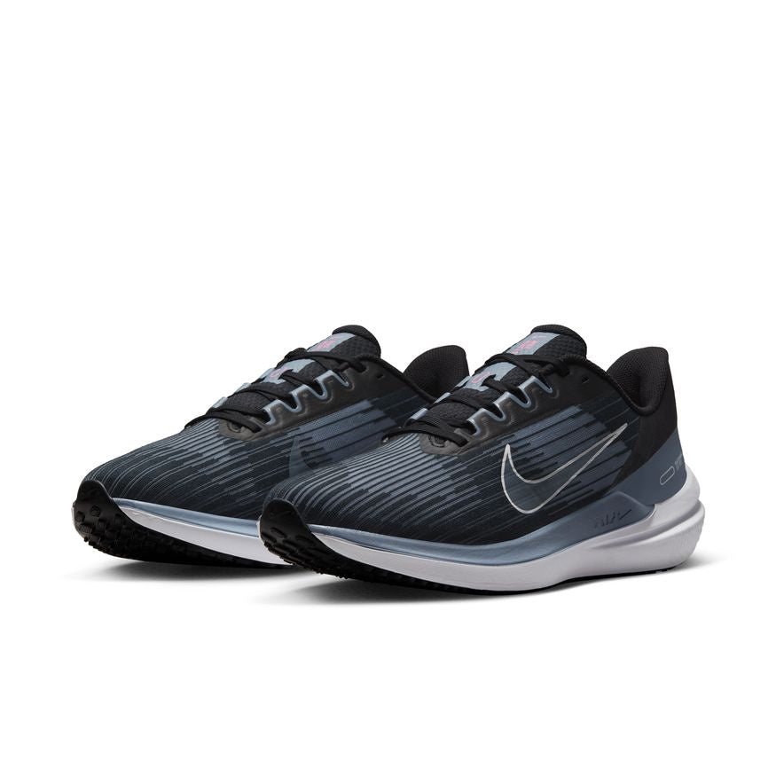 N-N134 (Nike air winflo 9 black/white/ashen slate/pink spell) 22399207 NIKE