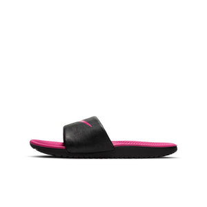 N-O132 (Nike kawa slide black/vivid pink) 112292302 NIKE
