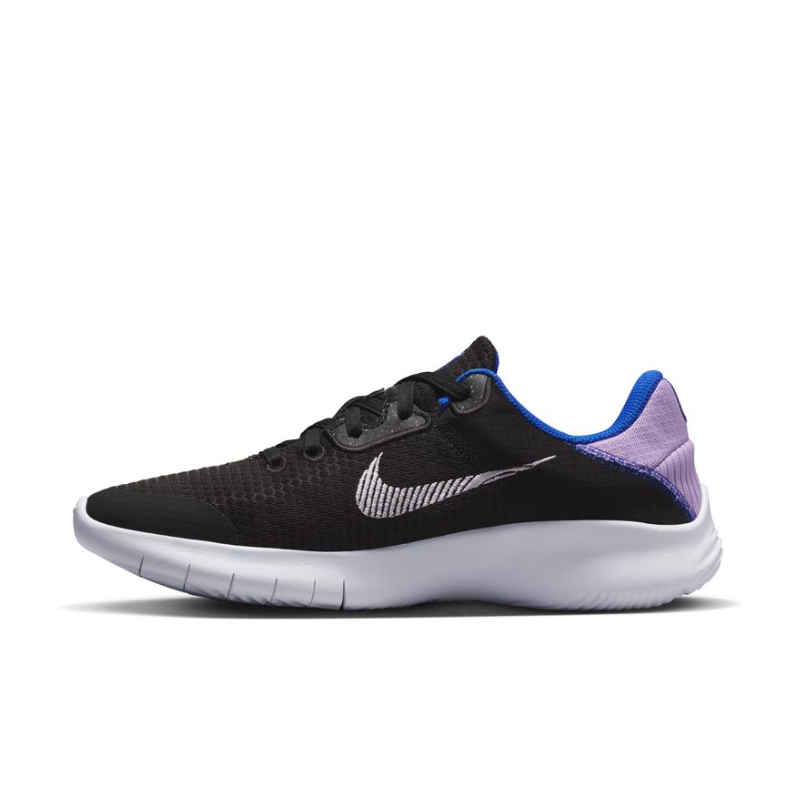 N-Y131 (Nike womens flex experience rn 11 black/white/lilac/racer blue) 102296138 NIKE