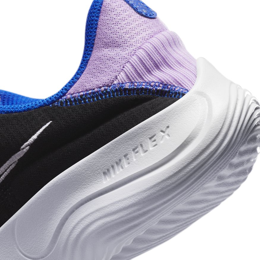 N-Y131 (Nike womens flex experience rn 11 black/white/lilac/racer blue) 102296138 NIKE