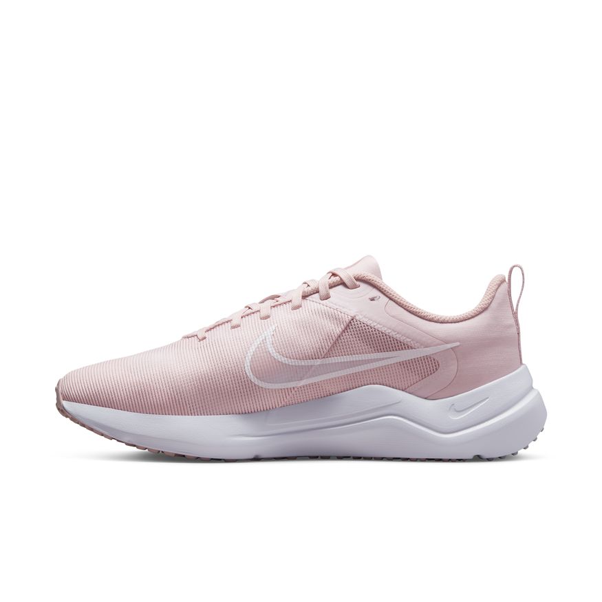 N-A130 (Womens nike downshifter 12 barely rose/white/pink oxford) 72296138 NIKE