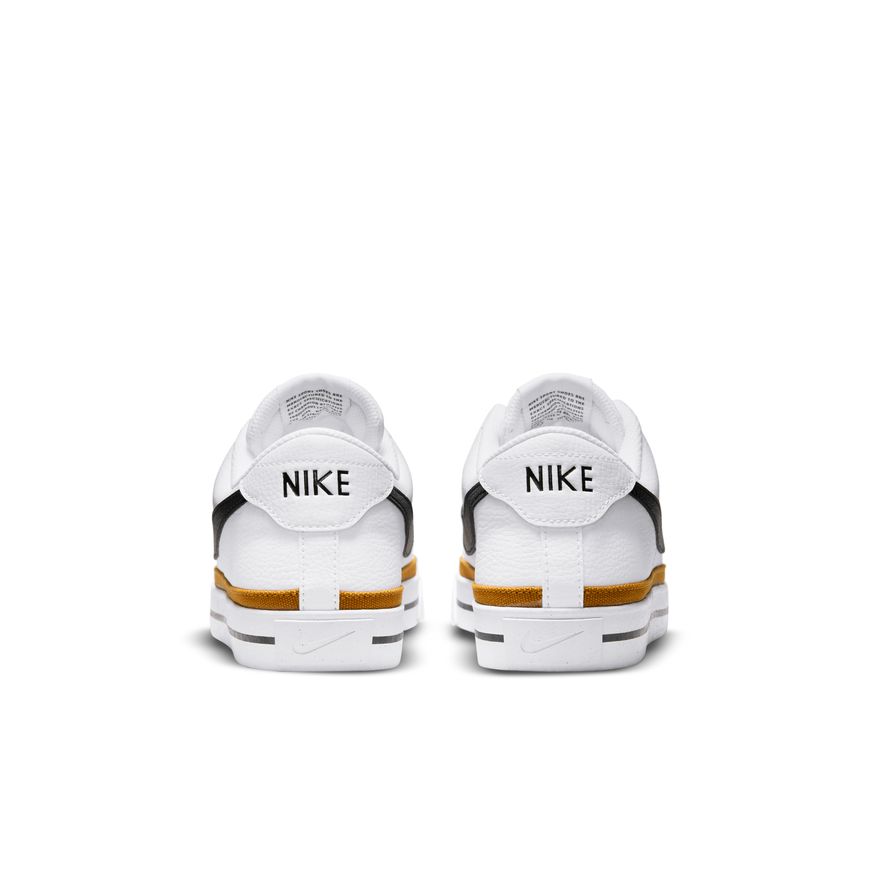 N-V131 (Nike court legacy nn white/black/dessert ochre) 102296138 NIKE