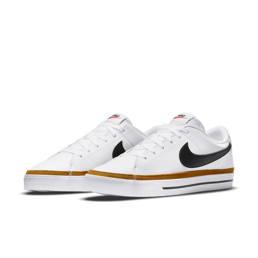 N-V131 (Nike court legacy nn white/black/dessert ochre) 102296138 NIKE