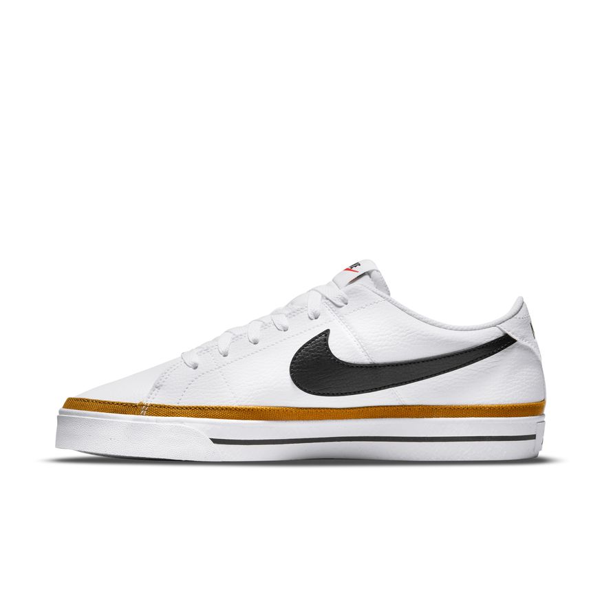 N-V131 (Nike court legacy nn white/black/dessert ochre) 102296138 NIKE