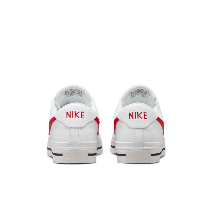 N-W129 (Nike court legacy nn white/university red/black) 62296138 NIKE