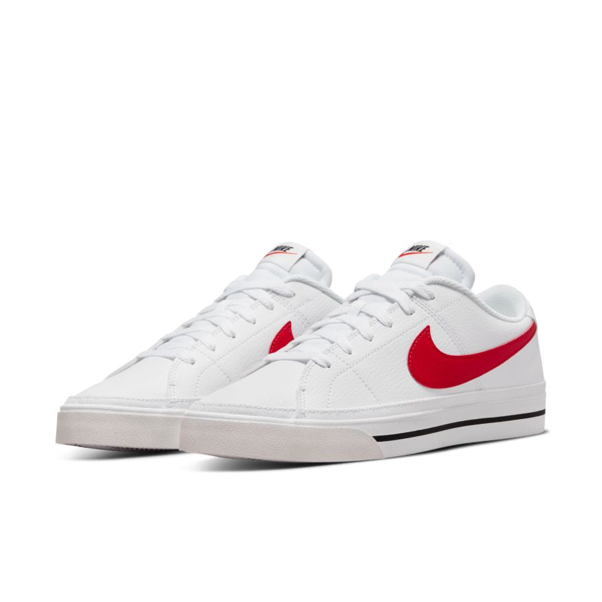 N-W129 (Nike court legacy nn white/university red/black) 62296138 NIKE