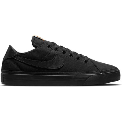 N-B122 (Nike court legacy canvas black/black/multicolour) 52194604 - Otahuhu Shoes