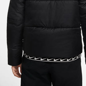 NA-T38 (Womens nike sportswear therma fit repel classic tape jacket black/white)  82298951 NIKE
