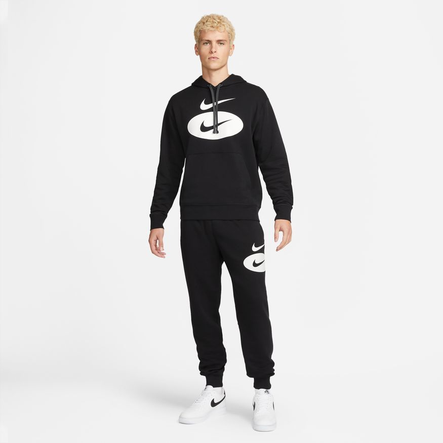 NA-J36 (M nike sportswear swoosh league fleece pants black/white) 32294859 NIKE