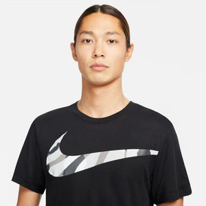 NA-F34 (Nike dry-fit sport clash tee black/white/grey) 22292046 NIKE