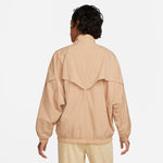 NA-B38 (Women nike sportswear essentialwindrunner woven jacket hemp/white) 72296905 NIKE