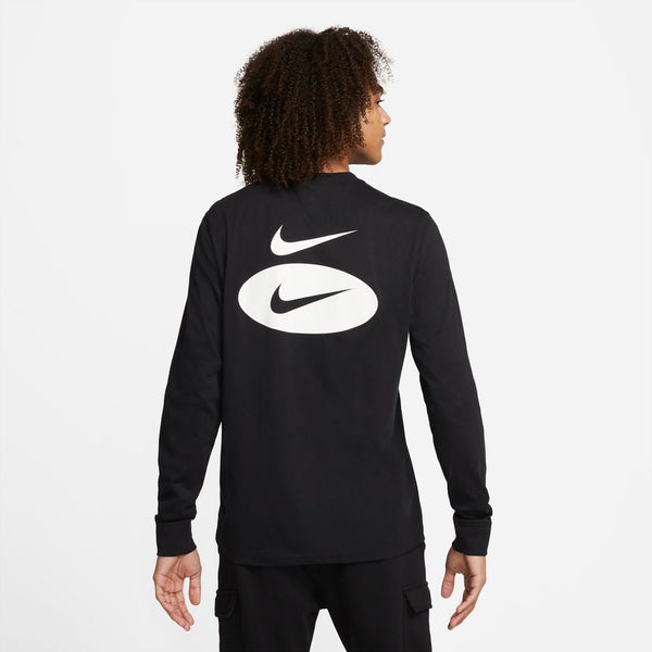 Nike Yoga Dri-Fit Solid Color Round Neck Short Sleeve Black DM7826-010 -  KICKS CREW