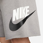 NA-F35 (Men sportswear sports essentials french terry alumni shorts flat pewter/black/white) 22293836 NIKE