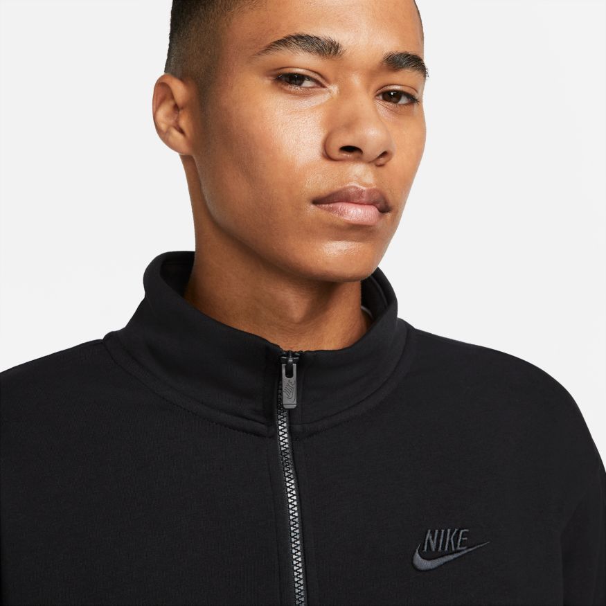 NA-G35 (Men nike sportswear fleece tracksuit black/dark smoke grey) 22296650 NIKE